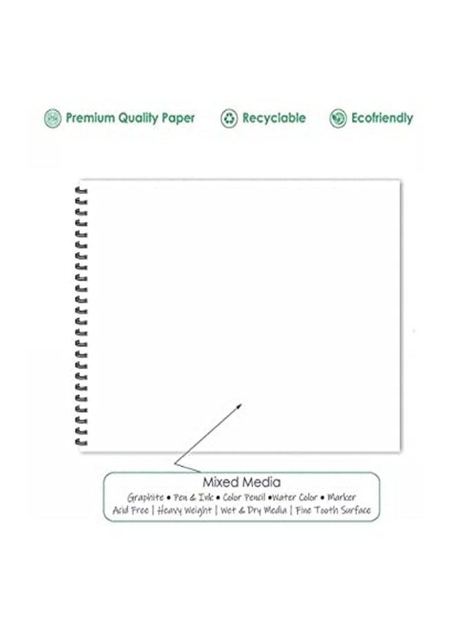 ECLET مجموعة كراسات رسم إكليت A3، 50 ورقة، عبوة من 1 - 140 جرامًا للمتر المربع | كراسة رسم حلزونية عالية الجودة للفنانين | ورق رسم وتخطيط خالٍ من الأحماض، للرسم والتخطيط السريع للاستخدام المهني والأكاديمي (I) - Image 2